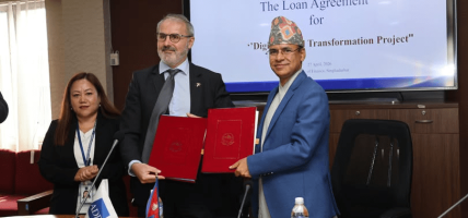 डिजिटल रूपान्तरण परियोजनाको लागि सरकार र एडीबीबिच ऋण सम्झौता