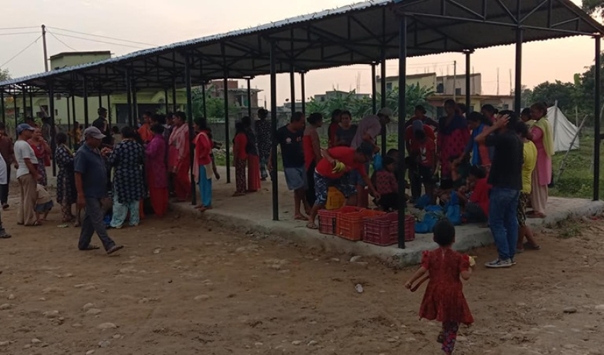 बेलौरीमा हाटबजार पुनः सञ्चालन