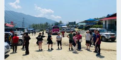 घान्द्रुकमा पर्यटकीय चहलपहल