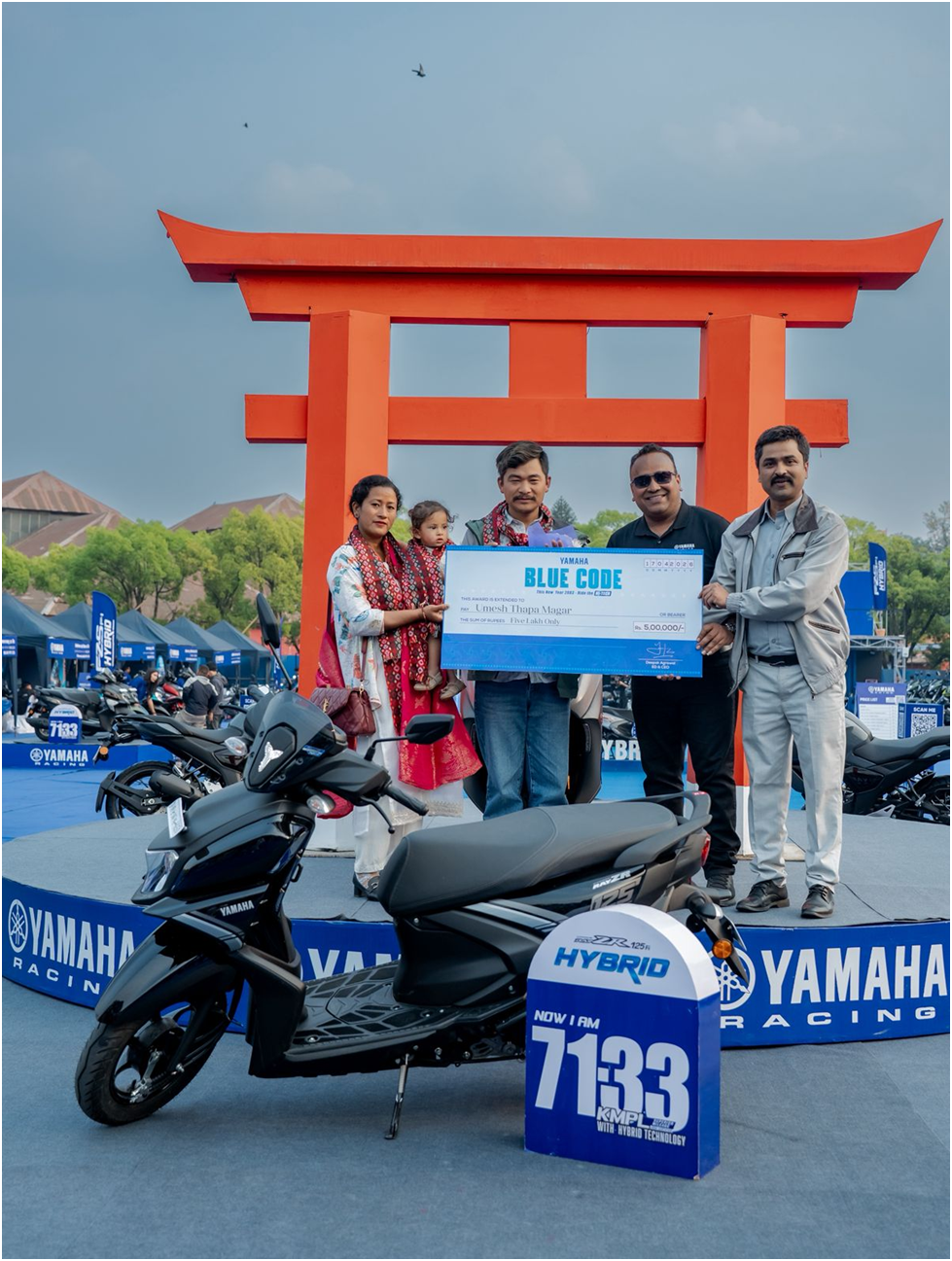 ५ लाख जित्ने विजेताको भृकुटिमण्डपमा घोषणा: यामाहाको ब्लु कोड नयाँ वर्ष योजना अब एकदिन बाँकी