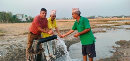 ‘डिप ट्युबवेल’ जडानसँगै सिँचाइको असुविधा हट्यो