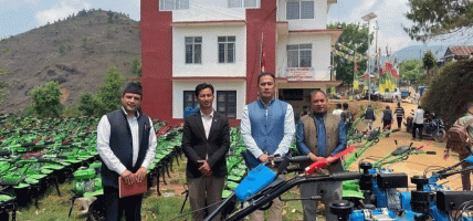 भुम्लुका २३५ किसानलाई अनुदानमा मिनीटिलर