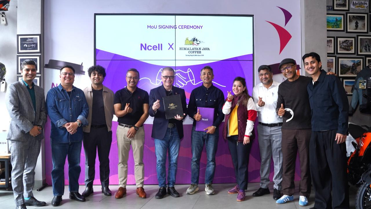 एनसेल प्रयोगकर्तालाई हिमालयन जाभा कफीको प्रत्येक चुस्कीमा छुट