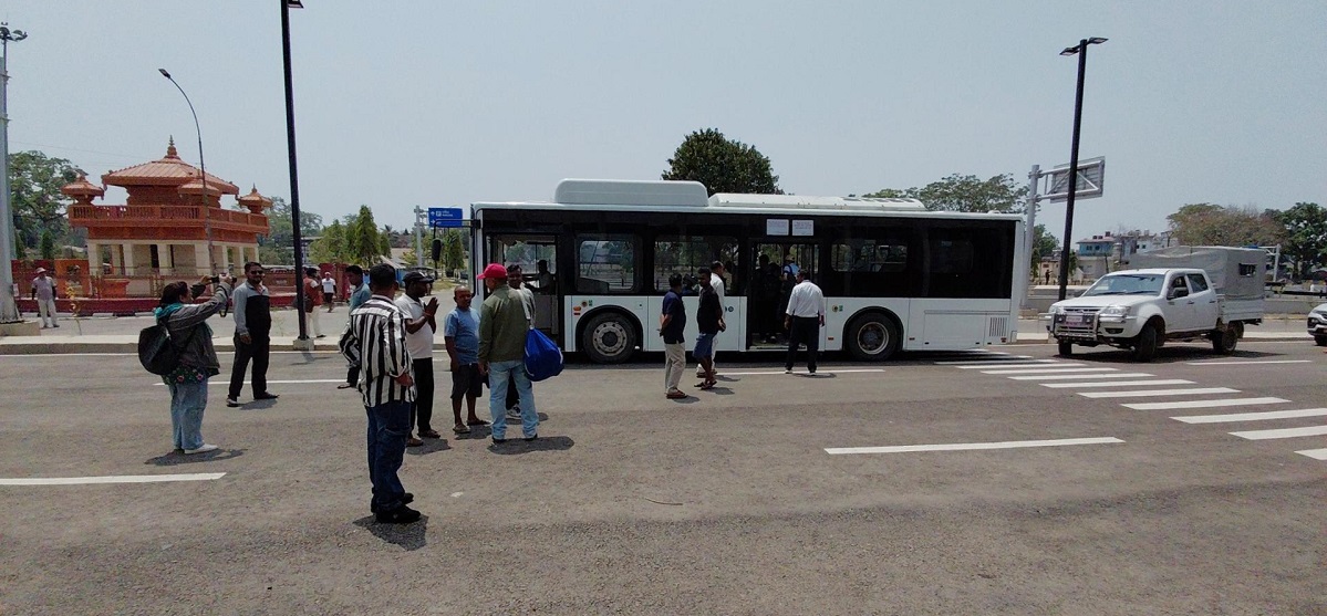 नेपालगन्ज विमानस्थलमा आजदेखि निःशुल्क ट्रलीबस सेवा सुरु