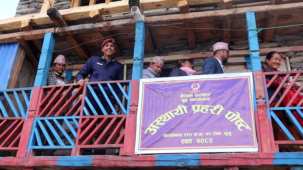 रोवा गाउँमा अस्थायी प्रहरी पोस्ट स्थापना, स्थानीयलाई गाउँमै सेवा (भिडियो सहित)