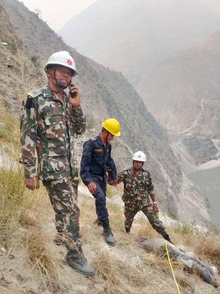 स्काभेटर दुर्घटना : बेपत्ता रावल मृत फेला