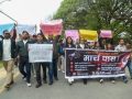 त्रिविमा संयुक्त विद्यार्थी संगठनको प्रदर्शन, सरकारविरुद्ध मार्चपास