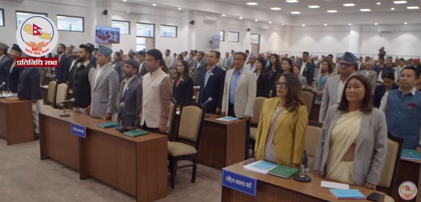 प्रतिनिधिसभा बैठकः सभामुखको उम्मेदवारी प्रस्तुत