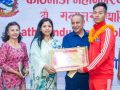 पदक विजेता खेलाडीहरूलाई नगदसहित काठमाडौं महानगरपालिकाबाट सम्मान