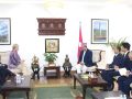 परराष्ट्रमन्त्री शिशिर खनाल र युरोपेली राजदूत भेरोनिक लोरेन्जाबिच भेटवार्ता