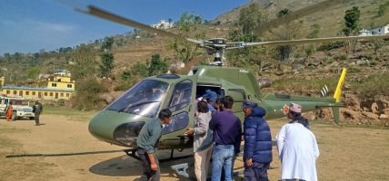 हुम्ला र कालिकोटबाट दुई सुत्केरीको हवाई उद्धार