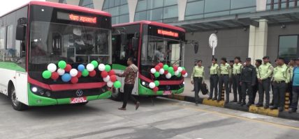 पोखरा विमानस्थलदेखि अमरसिंह चोकसम्म ३ महिना निःशुल्क बस सेवा