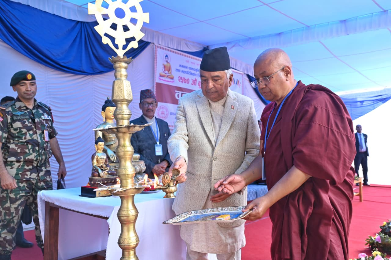 पञ्चशील र चार आर्य सत्य सिद्धान्त राष्ट्रिय एकताका मार्गनिर्देशक हुन् : राष्ट्रपति