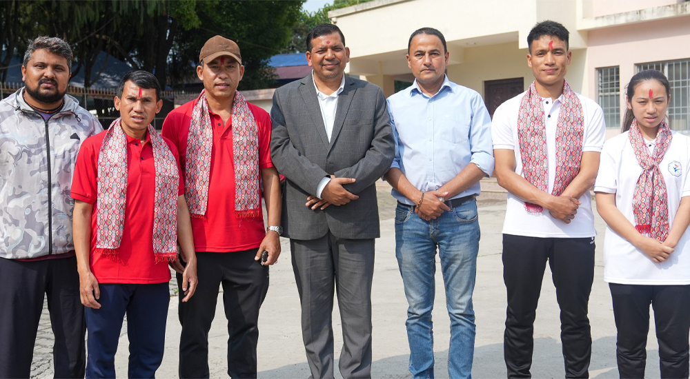 पारा तेक्वान्दो टोली मङ्गोलिया जाँदै