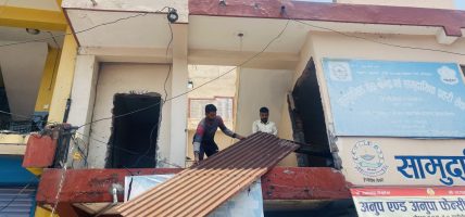 पोखरामा अतिक्रमित संरचना धमाधम खाली गरिँदै