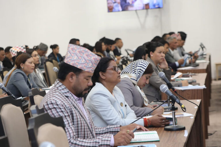 राष्ट्रियसभामा विनियोजन विधेयकका सिद्धान्त र प्राथमिकतामाथि छलफल