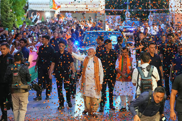 पश्चिम बङ्गालमा भाजपाको ऐतिहासिक अग्रता