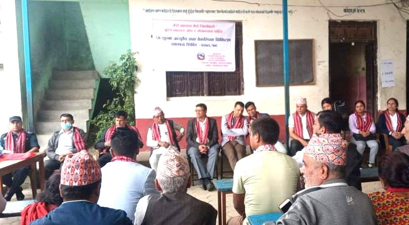 बेथानचोकमा ‘प्राकृतिक स्वास्थ्योपचार’ कार्यक्रम