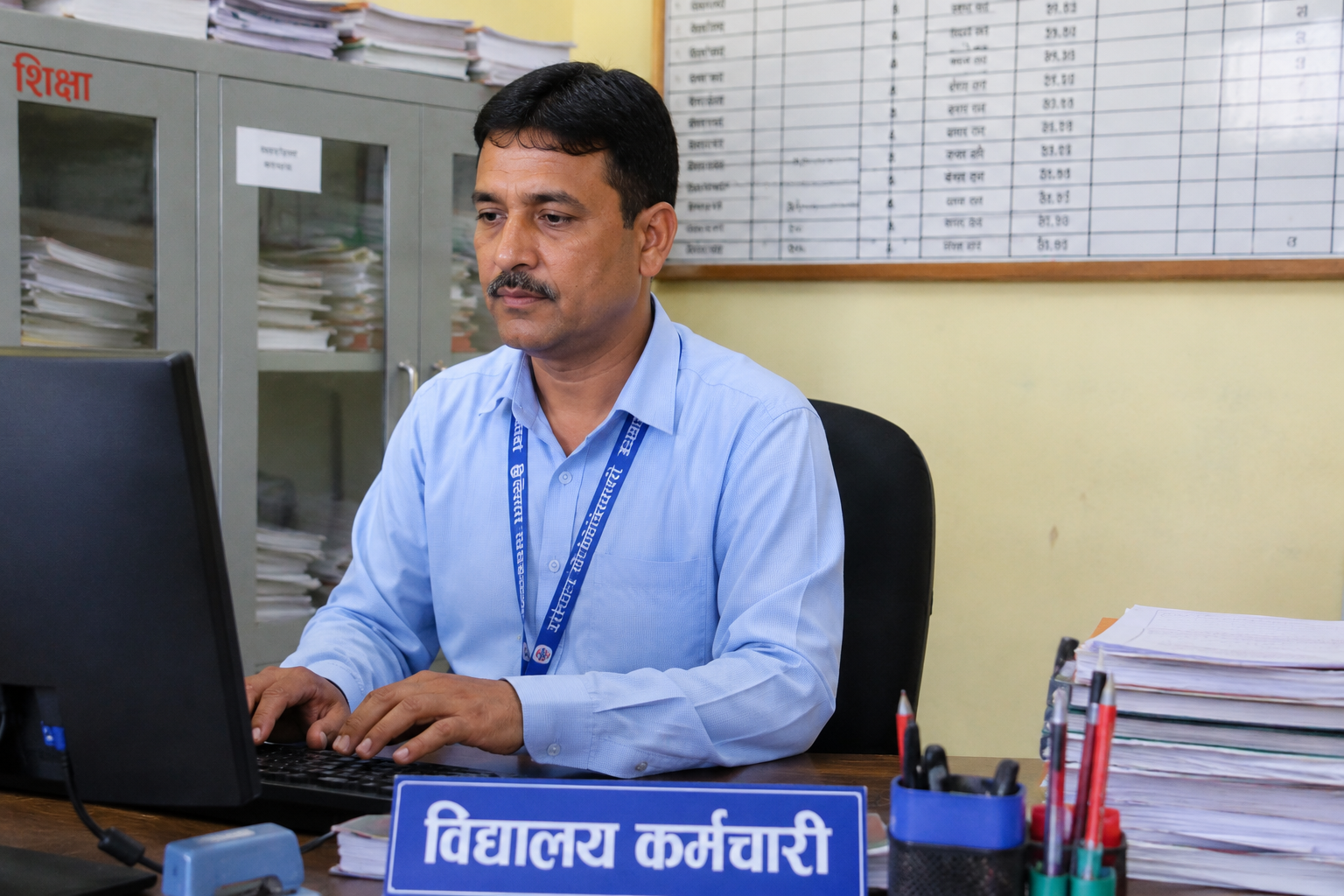 सेवासुविधा बढाउन विद्यालय कर्मचारीको माग
