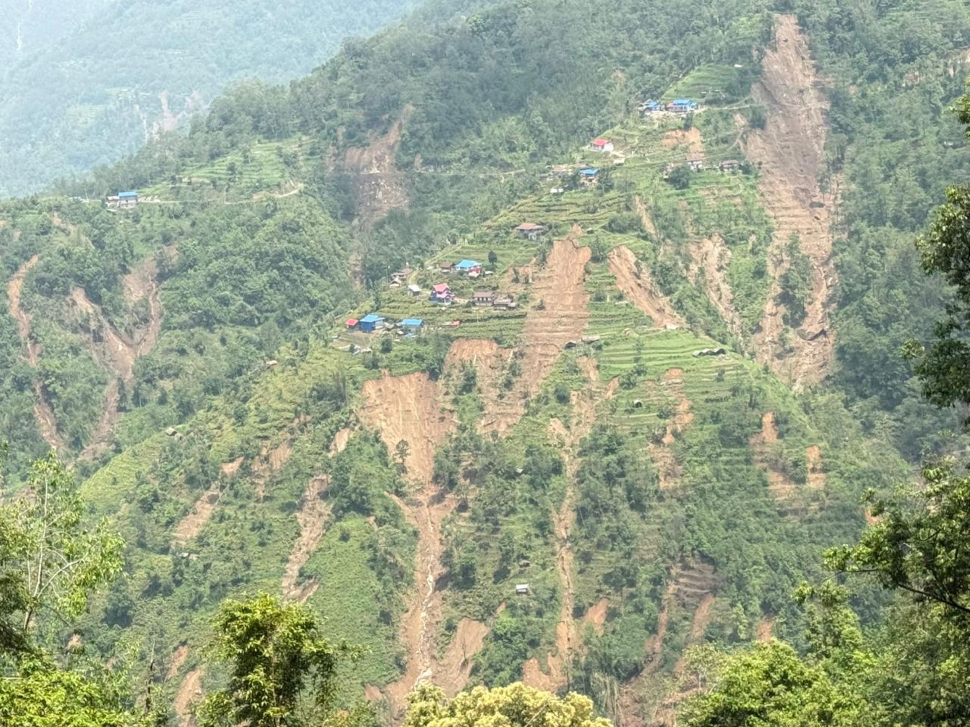 पाँचथर च्याङथापूका २६ घर उच्च जोखिममा