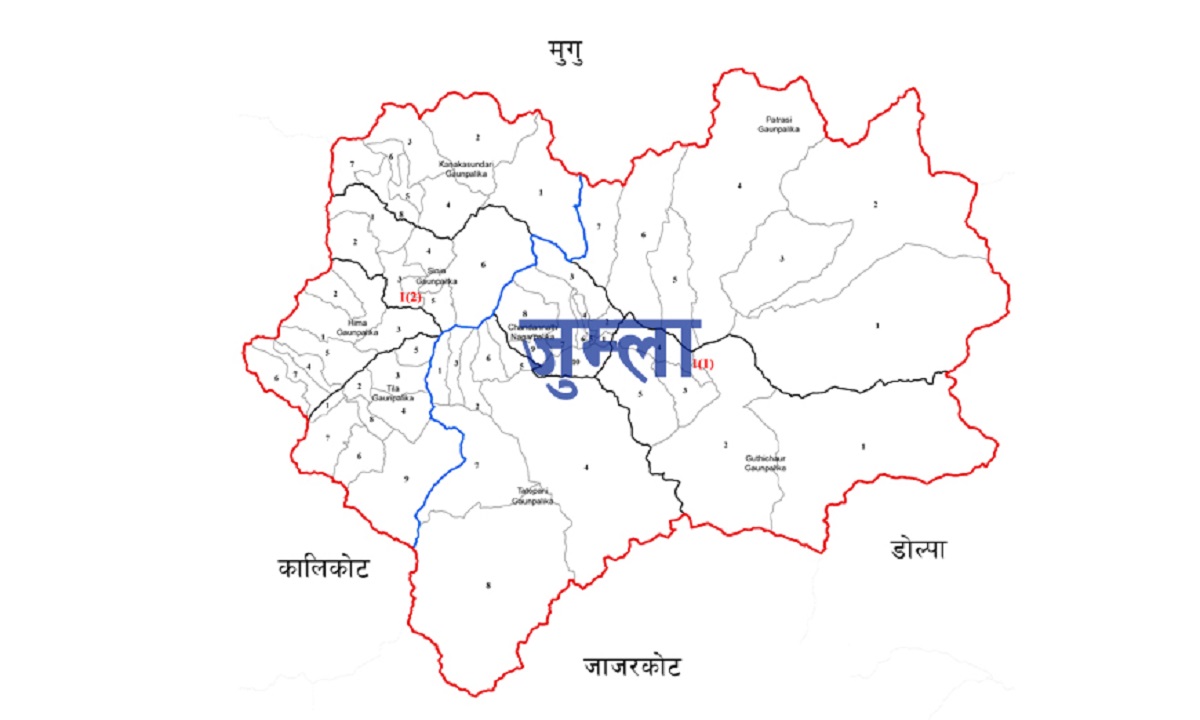 जुम्लाको जोगिबाँडामा पक्की पुल निर्माण गरिँदै