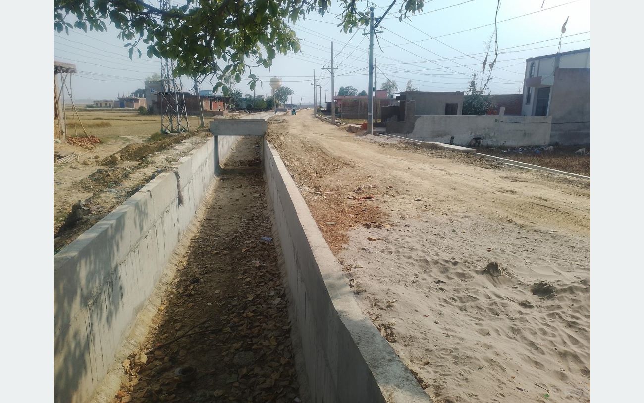 सिक्टा सिँचाइको डुडुवा शाखा नहर निर्माण द्रुतगतिमा