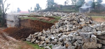 खोक्सिकमा खेलमैदान स्तरोन्नतिका काम सुरु
