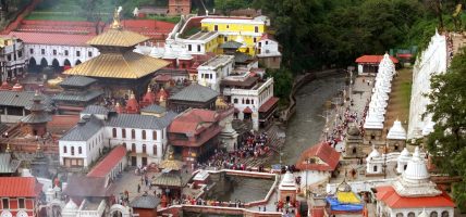 भारतीय गृहमन्त्री अमित शाहद्वारा पशुपतिनाथमा चन्दन अर्पण
