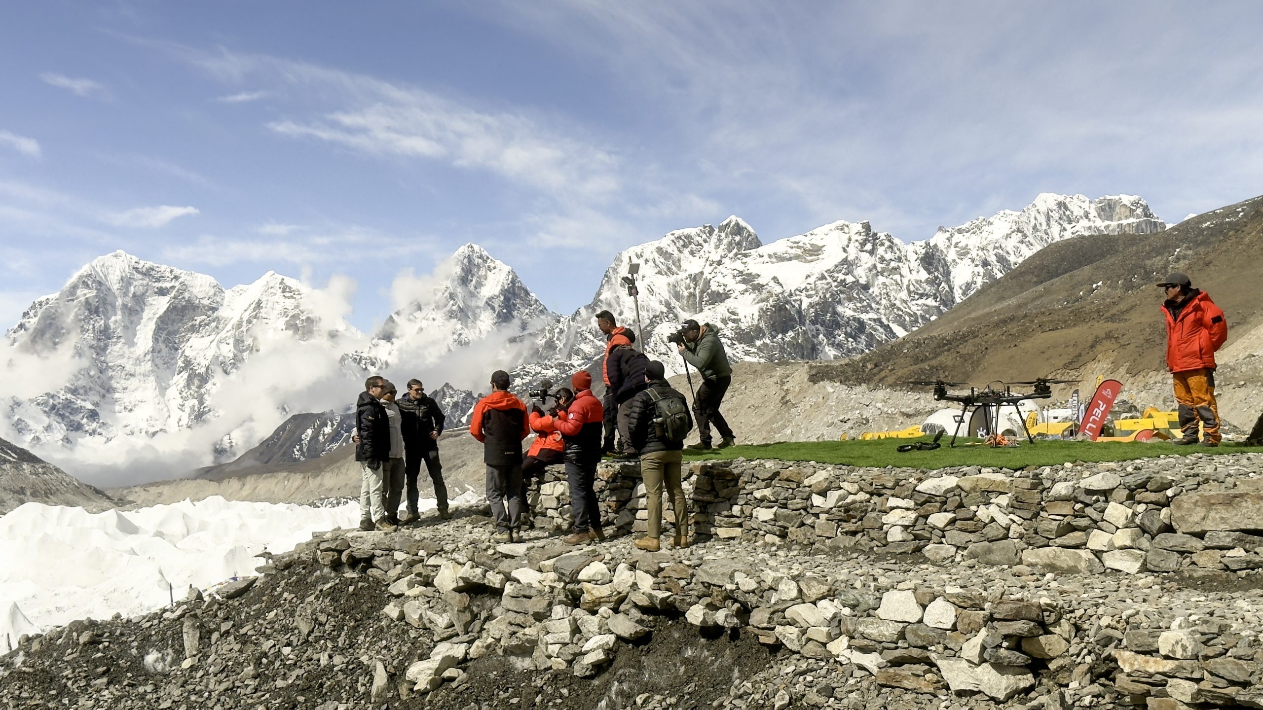 अमेरिकन ड्रोन एभरेष्ट बेसक्याम्पमा उद्घाटन