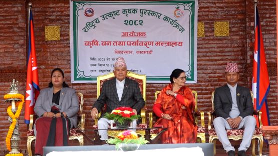 समृद्धिको प्रमुख आधार कृषि हो, किसान राष्ट्रका गहना हुन् : राष्ट्रपति