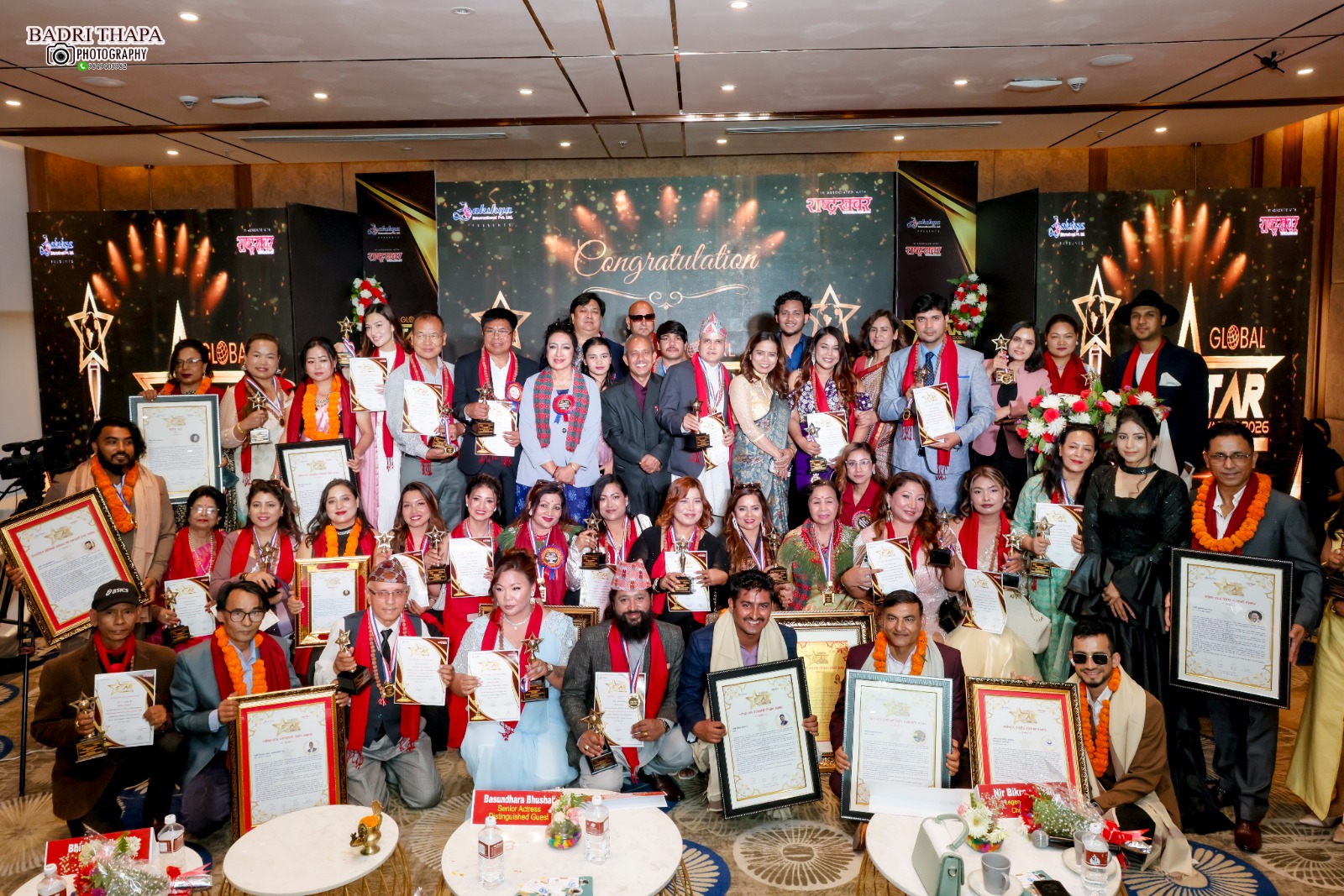 दक्ष ईन्टरनेशनलद्वारा ‘ग्लोबल स्टार अवार्ड–२०२६’ सम्पन्न, विभिन्न क्षेत्रका स्रष्टा सम्मानित