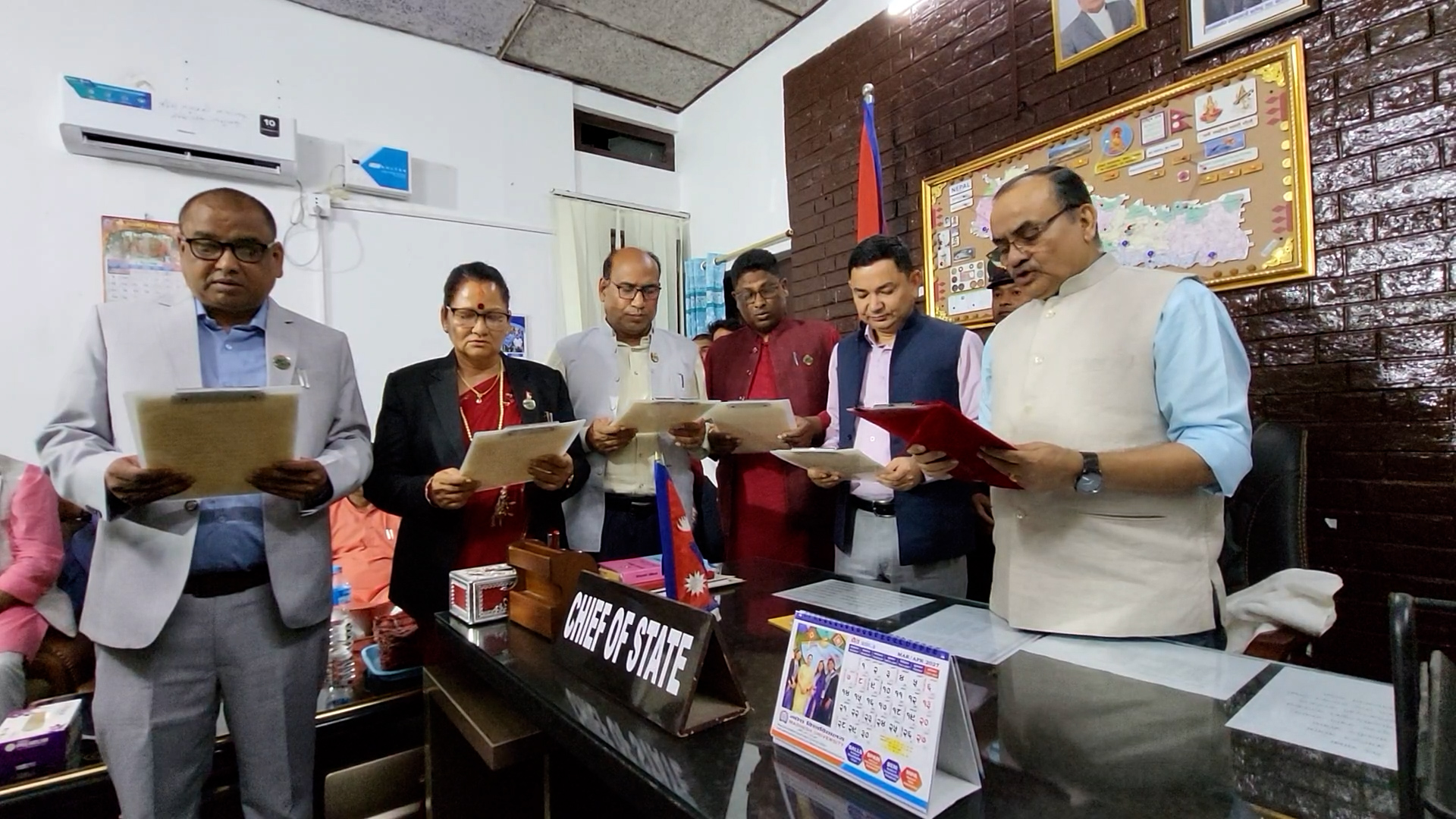मधेश प्रदेशमा मन्त्रिपरिषद् विस्तार, ५ मन्त्रीले लिए शपथ