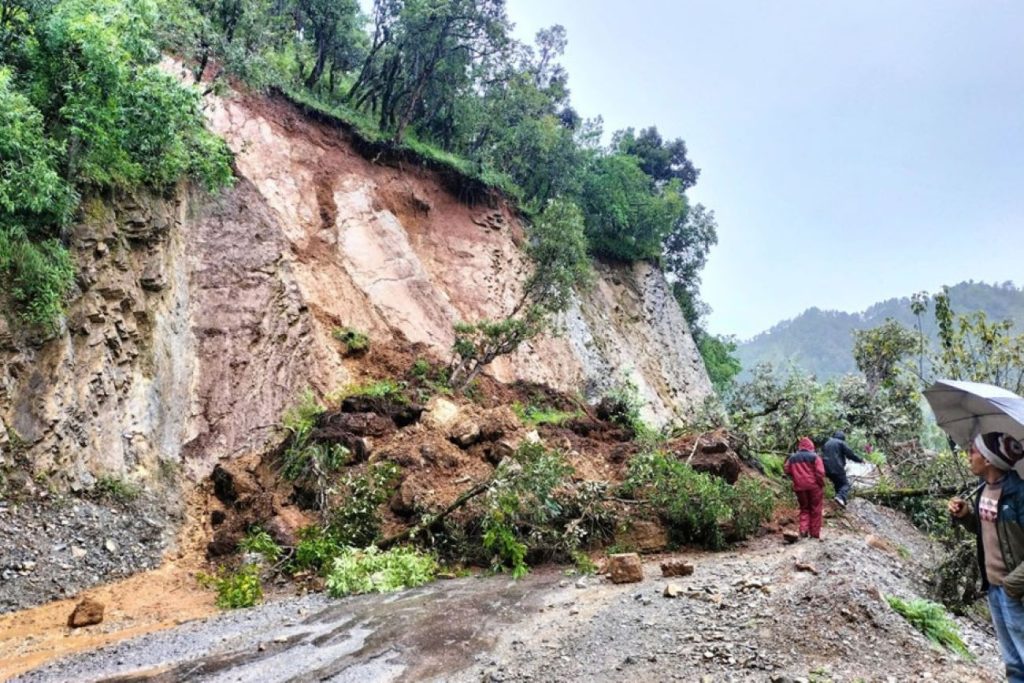 Landslide blocks major highways and road sections   