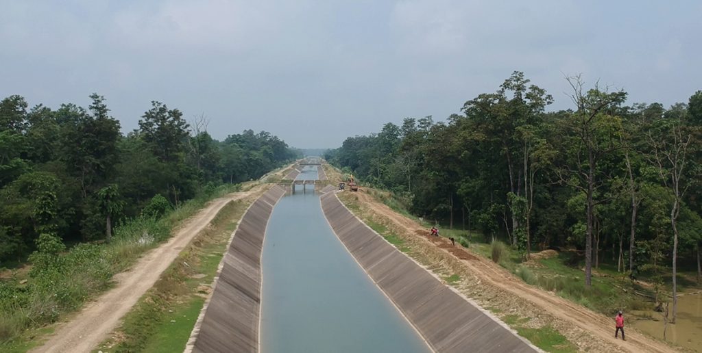 एक अर्ब १२ करोड लागतमा सिक्टा सिँचाइ निर्माण धमाधम