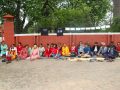 तिलगङ्गाका विस्थापित स्थानीयद्वारा धर्ना