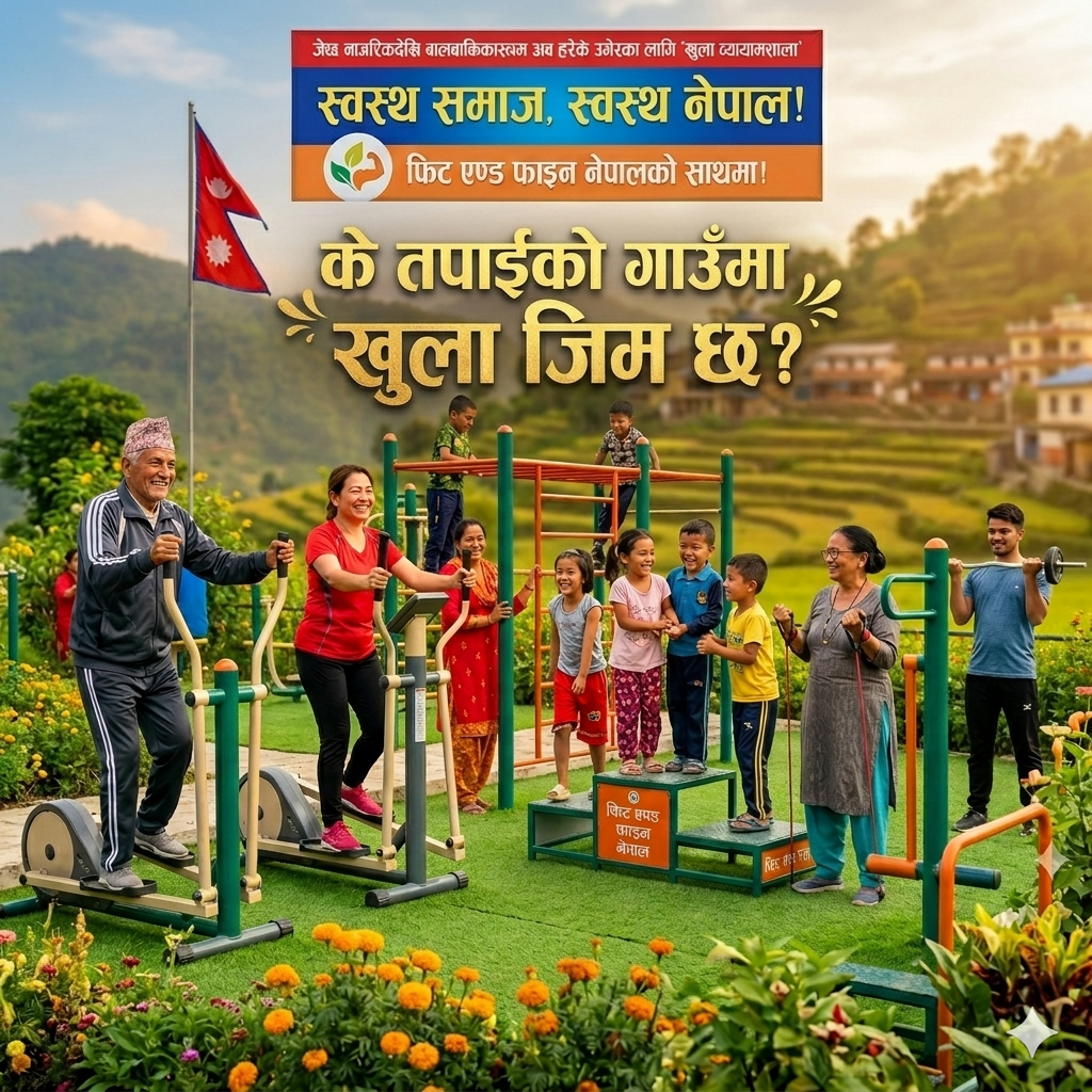 स्वास्थ्य र तन्दुरुस्तीको नयाँ गन्तव्य: नेपालमा बढ्दो ‘आउटडोर जिम’ को लहर