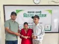 कामना सेवा विकास बैंकद्वारा दृष्टिविहीनलाई सेतो छडी वितरण कामना सेवा विकास बैंकद्वारा दृष्टिविहीनलाई सेतो छडी वितरण