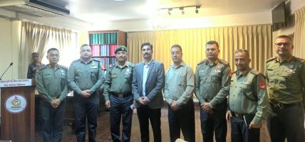 सशस्त्रका १३४ गोताखोरलाई नेशनल इन्स्योरेन्सको निःशुल्क दुर्घटना बीमा