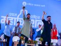 सभापति लामछिाने र वरिष्ठ नेता शाहद्वारा महाधिवेशन उद्घाटन