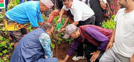 सामुदायिक वनमा एक हजार सात सय रुद्राक्ष रोपियो