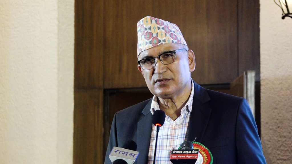सुर्खेतमा एमाले कार्यक्रम चलिरहेकै बेला विष्णु पौडेल पक्राउ