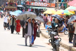 घाम–पानीको सहारा छाता : चर्को घाम बढ्दो विक्री