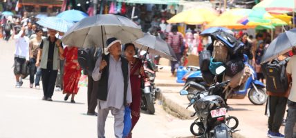घाम–पानीको सहारा छाता : चर्को घाम बढ्दो विक्री