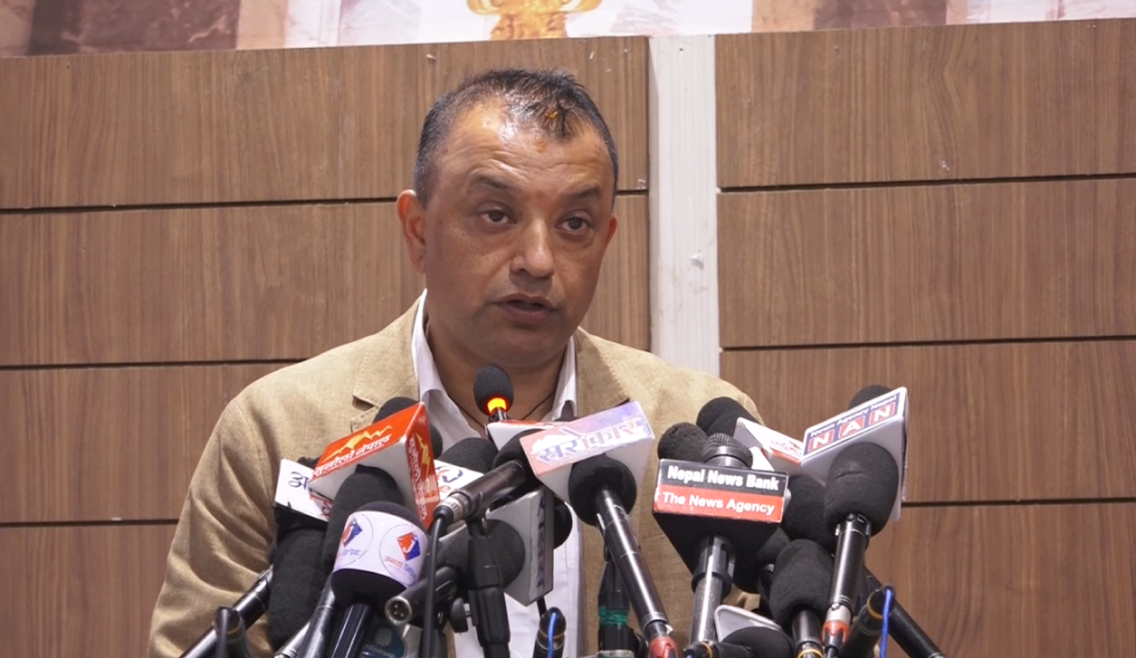 हामी सबैलाई आश्वस्त बनाउन चाहन्छौँ की यो महाविपत्तिमा सरकार र पीडामा रहेका नागरिक सँगसँगै रहन्छौँः सभापति थापा