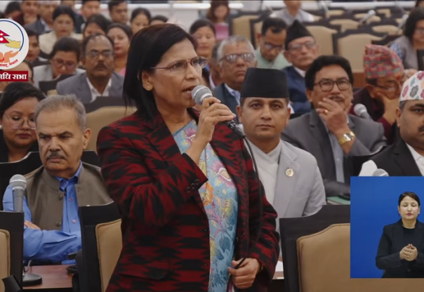 परराष्ट्रमन्त्रीले भारत भ्रमणमा राष्ट्रवाद बिर्सिनुभयो : पद्मा अर्याल परराष्ट्रमन्त्रीले भारत भ्रमणमा राष्ट्रवाद बिर्सिनुभयो : पद्मा अर्याल