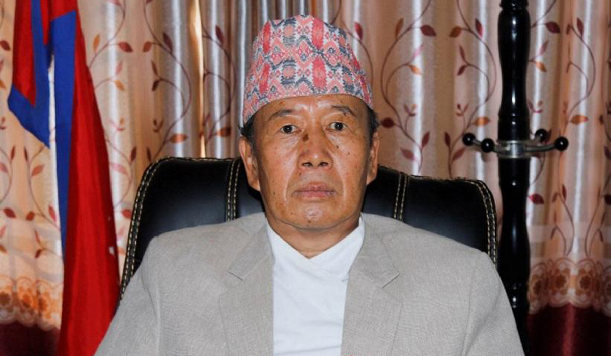 प्रदेश प्रमुख खापुङसमक्ष प्रतिवेदन पेस