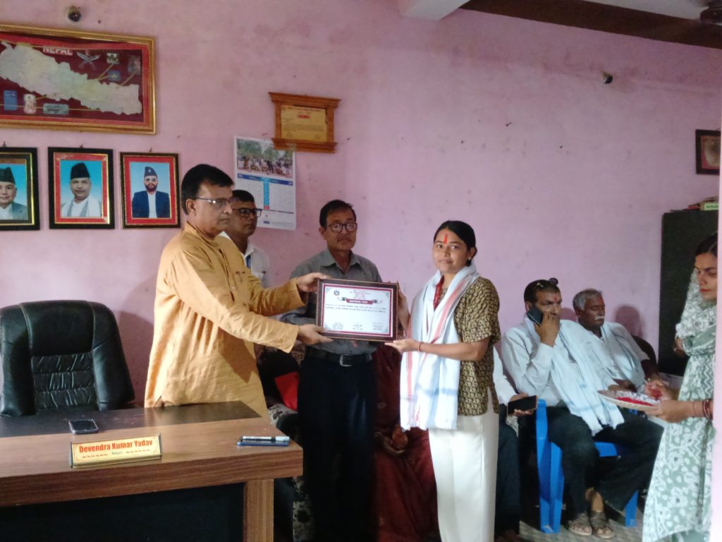 गोडैता नगरपालिका पूर्ण खोप सुनिश्चितता तथा दिगोपना पालिका घोषणा