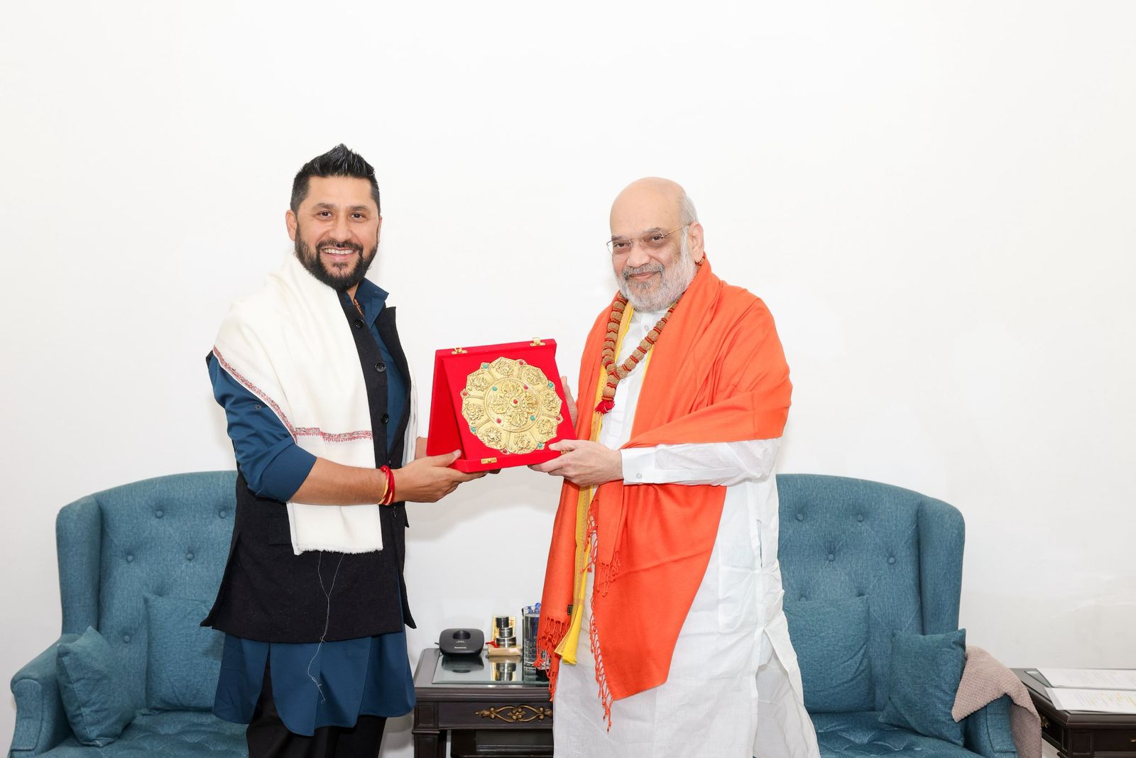 भारतका गृहमन्त्री अमित शाहसँग सभापति रवि लामिछानेको भेट