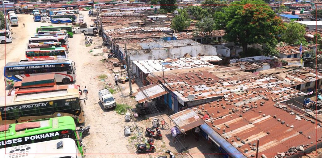 पोखरा बसपार्कभित्रका ३२० सटर हटाइयो
