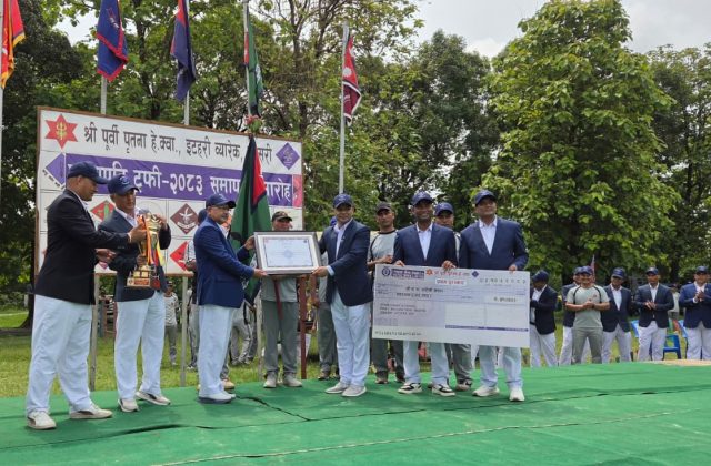 पृतनापति ट्रफीको उपाधि श्री नं १८ बाहिनी अड्डालाई